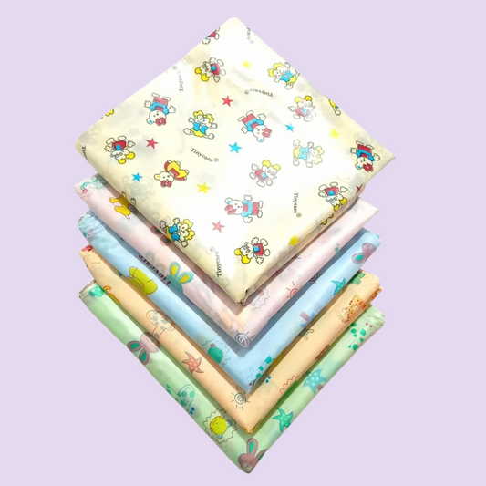 Waterproof Baby Plastic Bed Sheets – Adorable & Durable (Multiple Sizes)